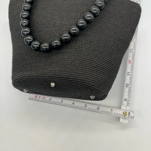 Classic talbots Black Beaded bag - Picture 5 of 7